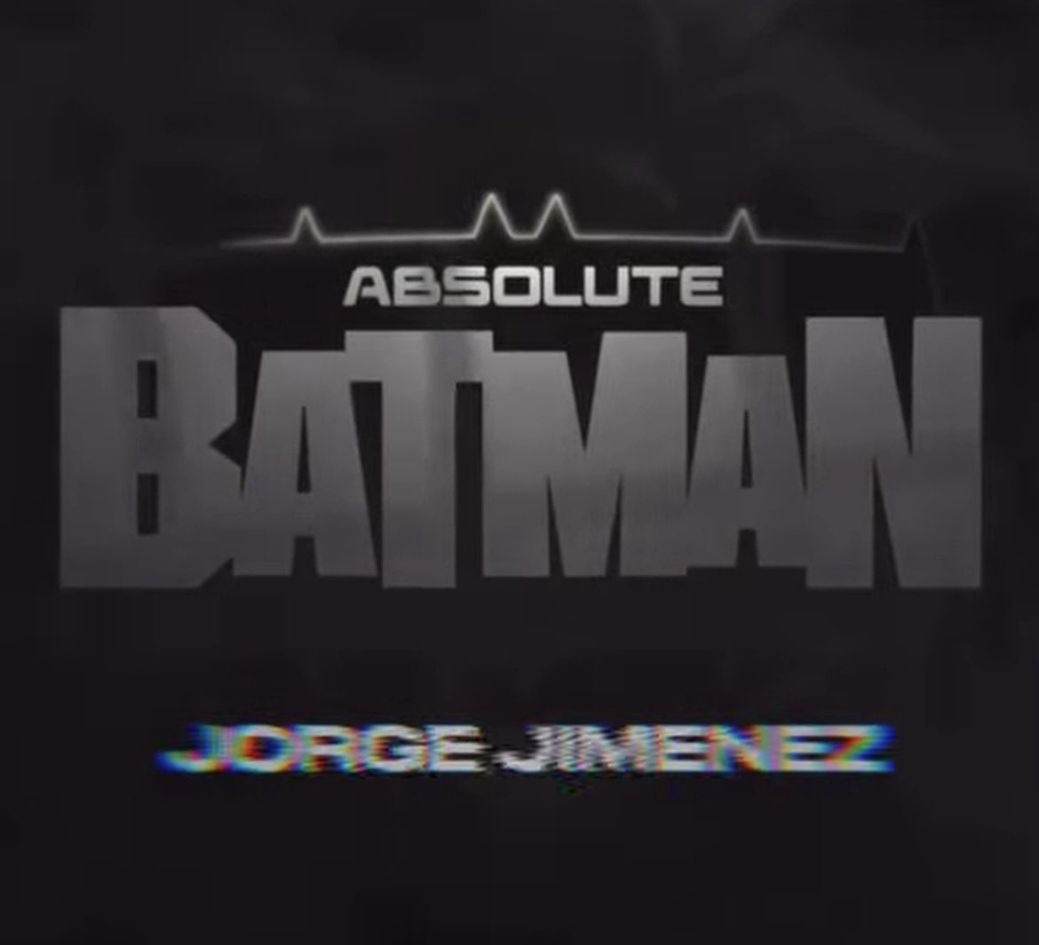 BatmanHypeGuy's tweet photo. Mark brooks announces a new Jorge Jimenez couples variant cover to be revealed tomorrow! 

For Absolute Batman #24! https://t.co/Xm2fO9Wlch