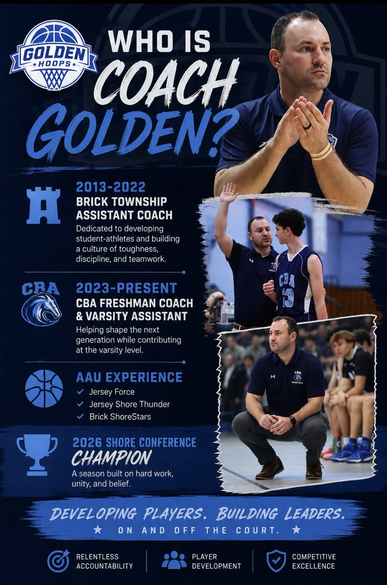 GoldenHoopsPD's tweet photo. About coach Golden!👇🏻👇🏻 https://t.co/bNZ1gG9zDl
