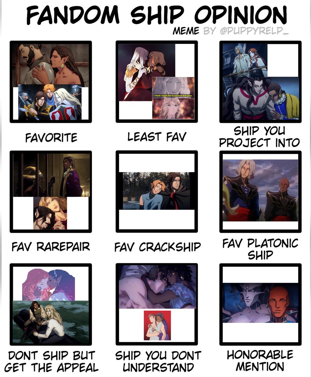 Fefuzaka's tweet photo. Finally decided to hop on this trend. Of course I have chosen Fandom to be Cartoon Castlevania and Castlevania Nocturne
#castlevania #castlevanianocturne #Alucard #Olrox #Mizrak #Edouard #Sypha #Trevor #Greta #Striga #Morana #Isaac #Dracula #Lisa #Richard #Annette #Maria #Drolta https://t.co/7N1xIjcVSp
