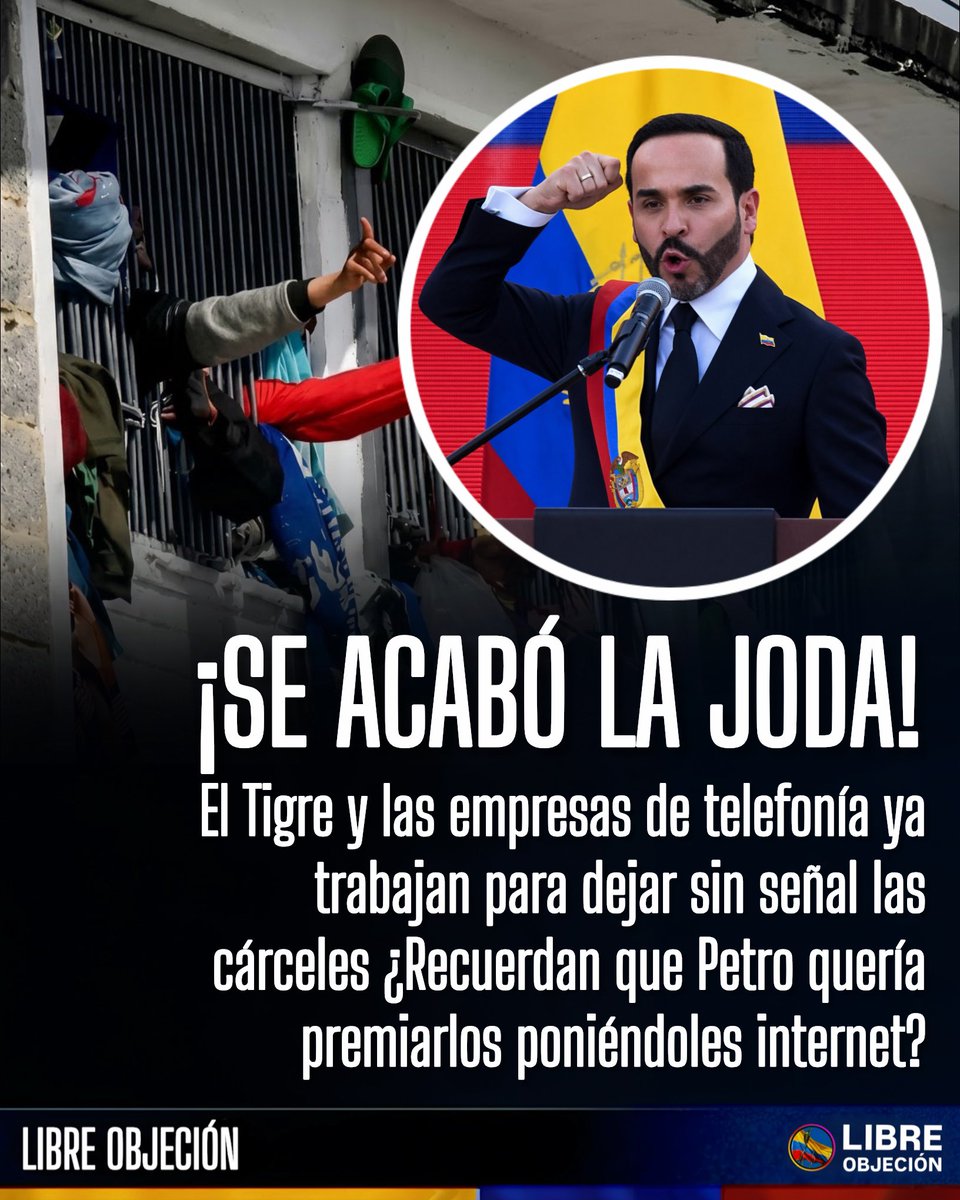 libre_objecion's tweet photo. 🇨🇴🧐| ¡SE ACABÓ LA JODA! Abelardo de la Espriella y las empresas de telefonía ya trabajan para dejar sin señales las cárceles de Colombia. 

¿Recuerdan que Petro quería premiarlos poniéndoles internet? https://t.co/uaSA9z8zwP