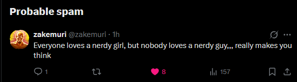 bacon_mane's tweet photo. @c0rfr13sV "Probably Spam" and it's the only comment that expresses something real https://t.co/53QwbHB2qx