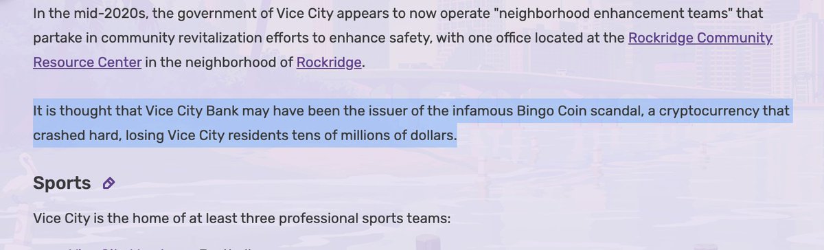 0xYepIGotIt's tweet photo. How has this never been done before??

Vice City bank launched a coin called Bingo Coin in GTA 6 lore??

https://t.co/afYOV16SQJ https://t.co/ghlqDv6vjb