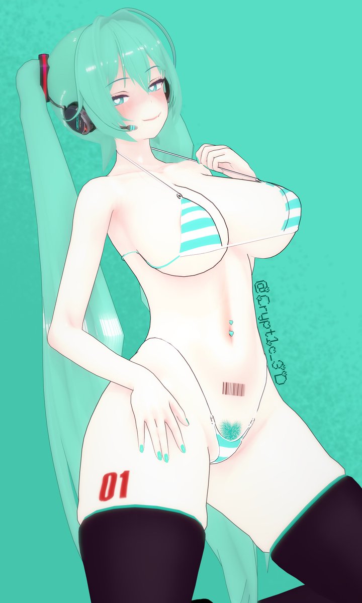 Crypt1c_3D's tweet photo. Miku gives you a peak🩵

#koikatsu https://t.co/wof46eMVn9