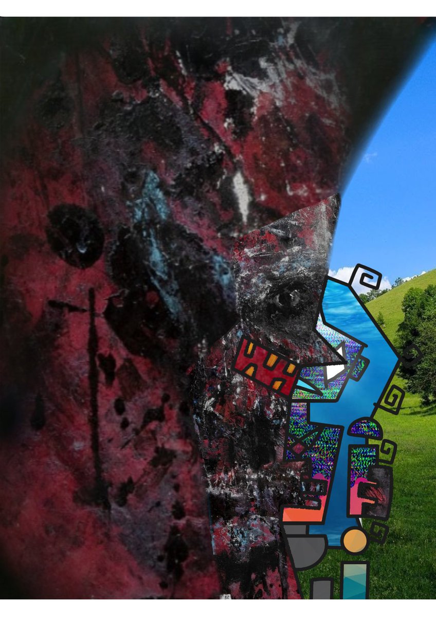 MStoeff97500's tweet photo. Un nuevo dibujo / collage de mi #enaoc porque el primero era para una tarea de la uni, pero no me lo aprobaron.👀🫡
.
.
.
#art #oc #originalart #artwork #dreambbaq #dreambbq #ena https://t.co/p5hUwRKbia