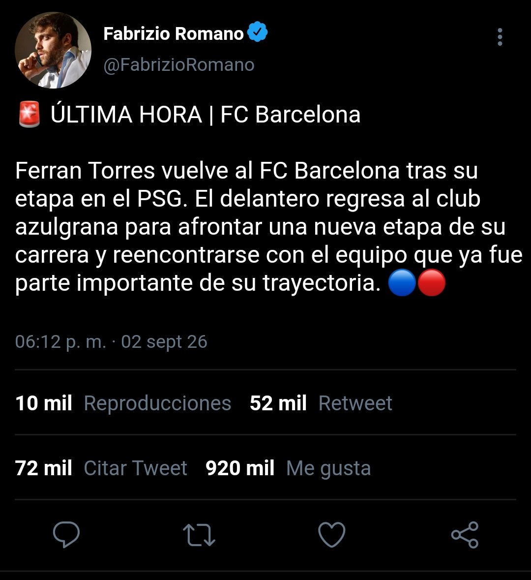 depfedri's tweet photo. AU #fedri ღ

Donde Ferran vuelve a fichar por el Barça tras su paso por el PSG  
o

donde Pedri y Ferran tuvieron un amor en su adolescencia y uno de ellos cree haberlo superado hasta que se vuelven a ver. https://t.co/gX4Vo0Xlwk