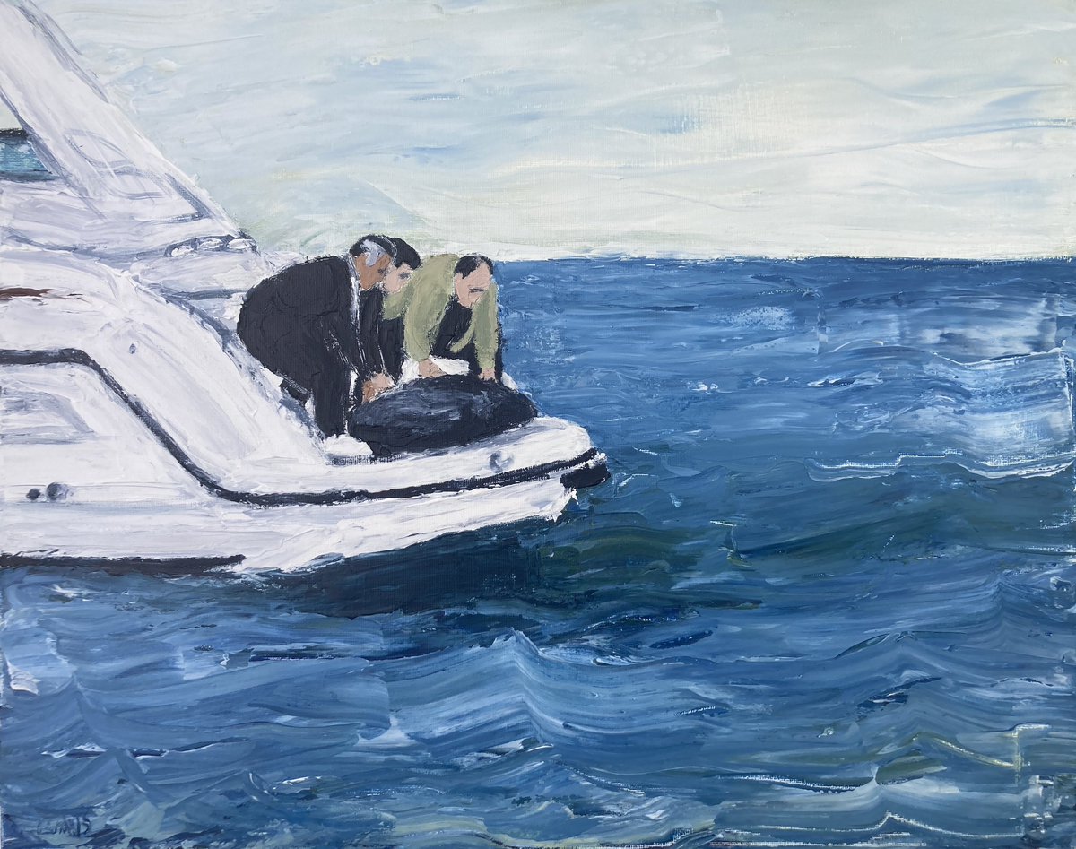 SamEvansArt444's tweet photo. “Burial at sea”
#sopranos https://t.co/RUpoeElgBO