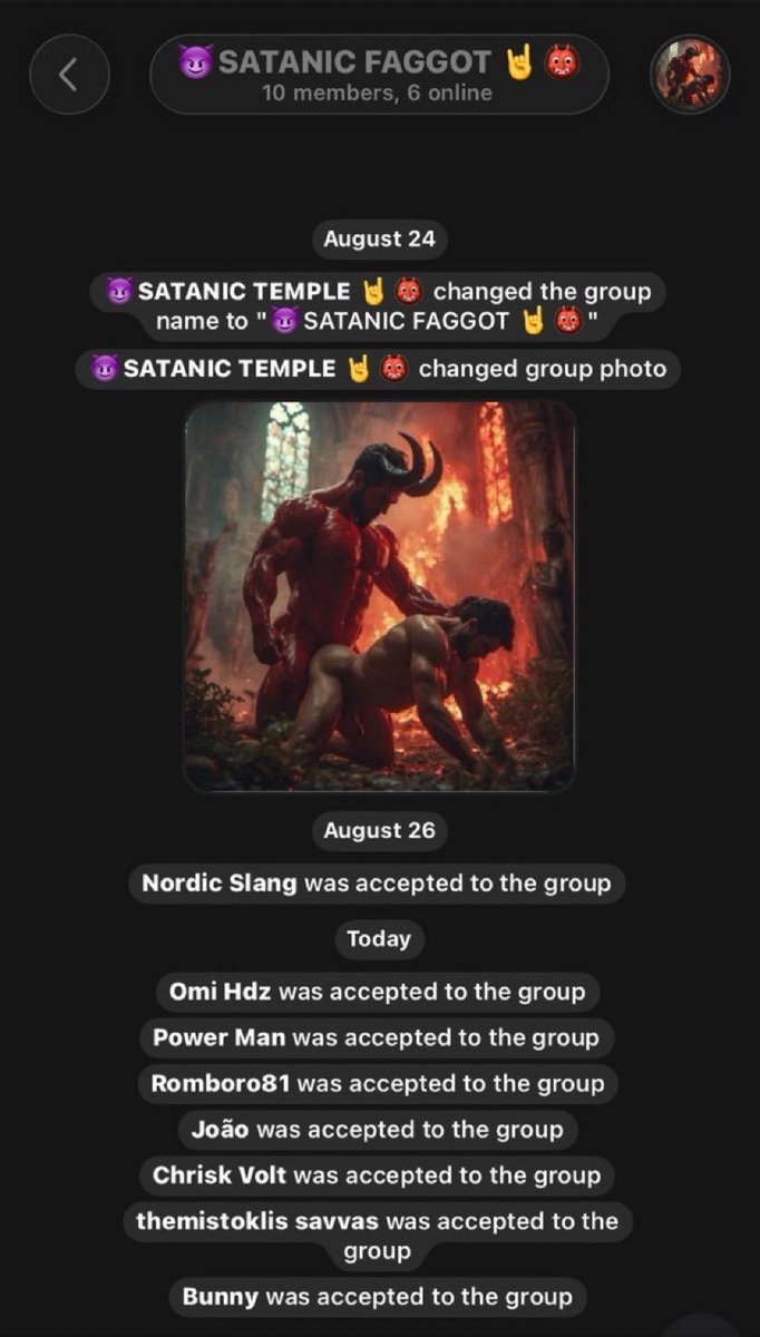 LuciferRealm099's tweet photo. Are you ready to be added to the demonic gay group 😈 and be among those who will taste,watch and be blessed with eternal pleasures??¿#zoom #gay #BBC #usagay
Telegram https://t.co/C8G20sVfjh… https://t.co/Efk8jmvezS