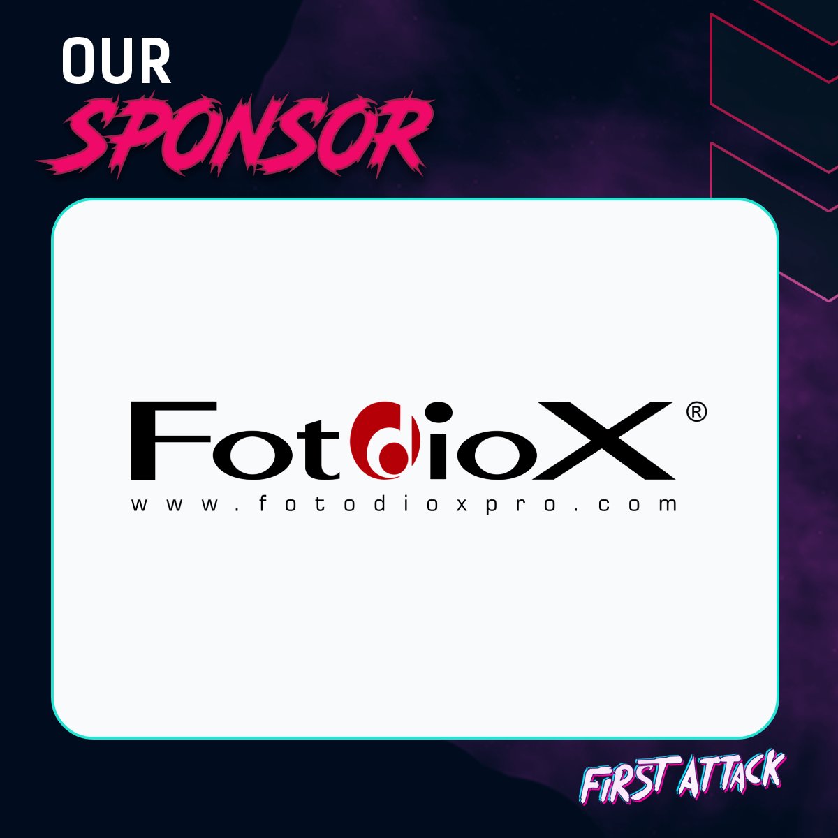 FirstAttackPR's tweet photo. 💡 Stage, stream, every clutch… all the lighting looks pro thanks to @fotodioxpro 

Thanks for being part of #FA2026.
Remember to stop by their booth 👀
Get your tickets today 👉 https://t.co/hwsiSHsbe0 https://t.co/Z9x21e4c3p
