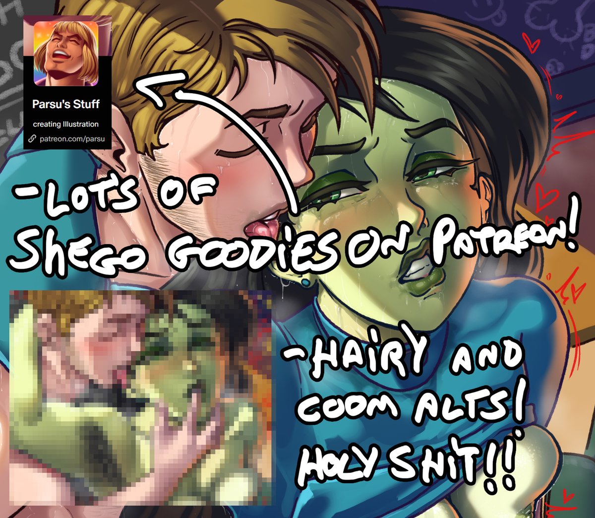 parsujera's tweet photo. Shego goodness just dropped 🙏🙏🙏 https://t.co/gKnwZJbOfn