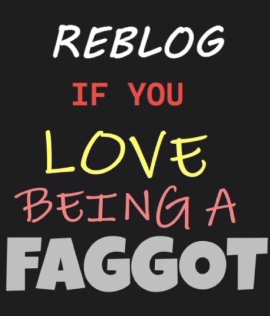 LuciferRealm099's tweet photo. Retweet and follow 
To join the faggot group chat on telegram 

https://t.co/C8G20sUHtJ https://t.co/mfxS7tR9HT