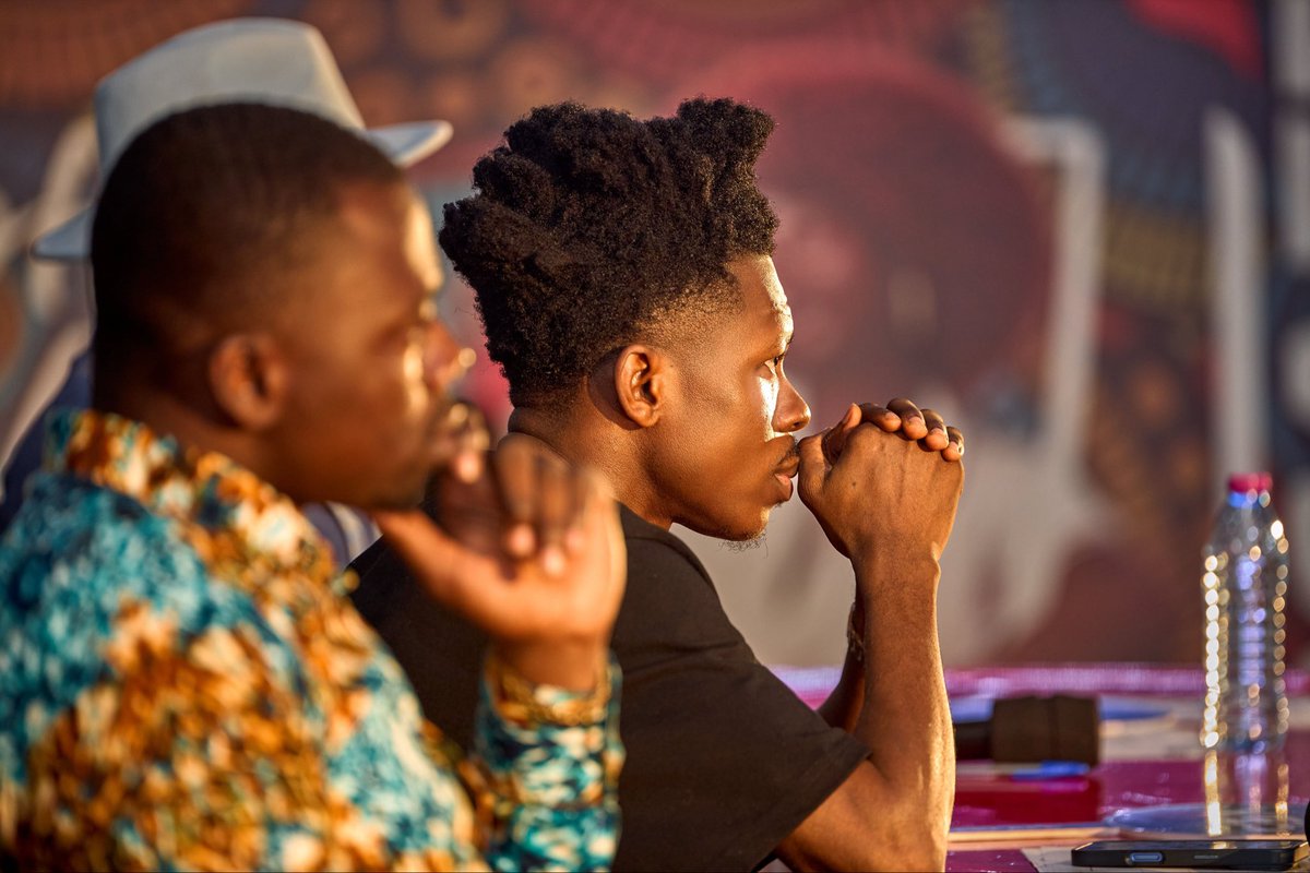 TheKombetVision's tweet photo. What an experience! 
Honoured to have served as a Panel Judge 21st August2026,alongside @StrongmanBurner and @DjKastiva at the NESCAFÉ Make Your World The Search for the Next Talent audition at KNUST. The talent was exceptional! Proud to witness young creatives chase their dreams https://t.co/jV4WYmiSMw