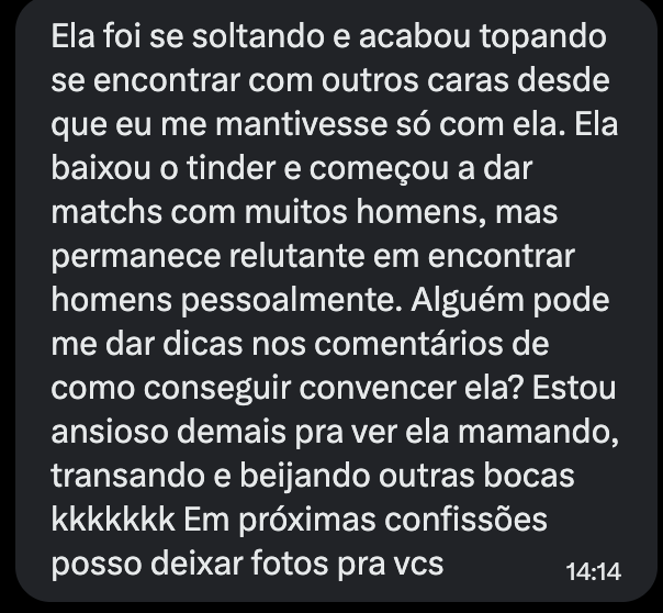 conficuck's tweet photo. Converteu a namorada tímida https://t.co/VweerZO1FG