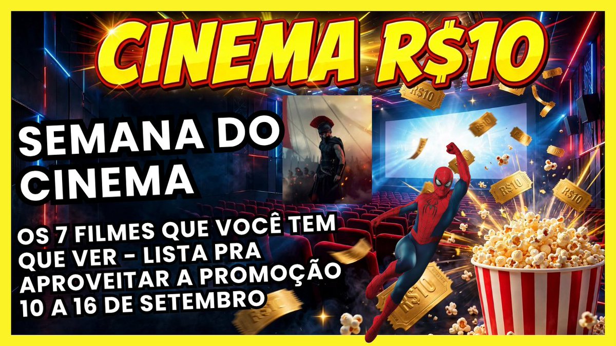 KaferVerso's tweet photo. 7 filmes por R$10 de 10 a 16 de setembro - qual você vai ver? fiz um vídeo falando das estreias e filmes que estão em cartaz na semana do cinema
#culturapop #nerdbr #semanadocinema 

Link:https://t.co/KXmoOpbdTj https://t.co/HObeU5b6BN