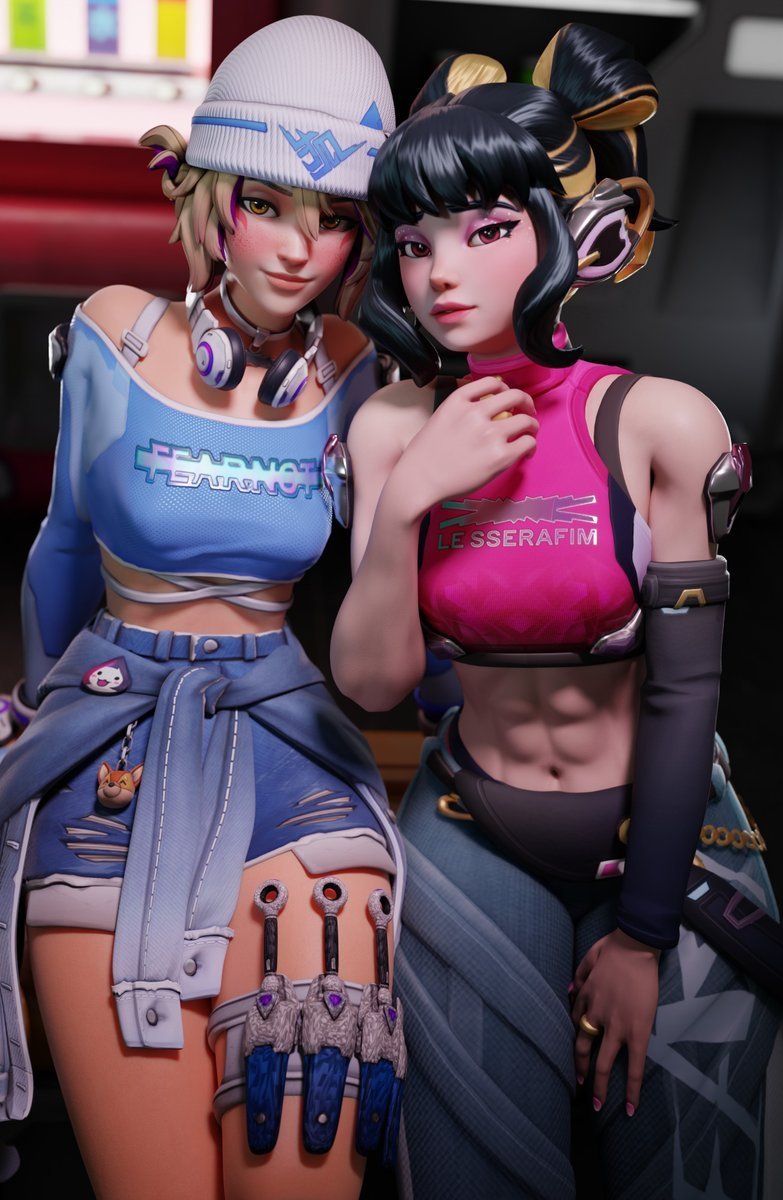 Carcha0's tweet photo. Start your day with Kiriko and Juno https://t.co/O4YmmTbZCm