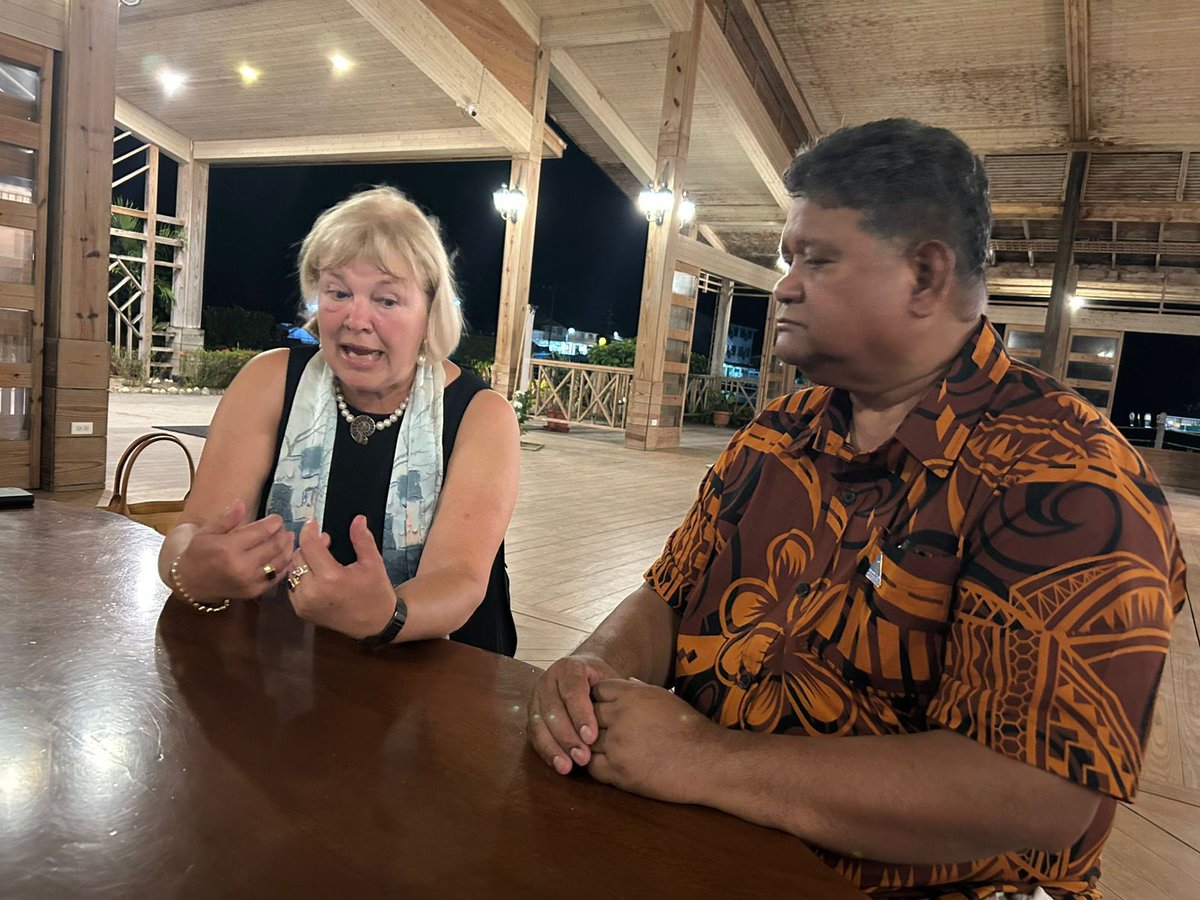 GermanyPacific's tweet photo. 🇵🇼 Great exchange on the sidelines of #PIFLM55 in Palau with Minister of State of 🇵🇼 Gustav Aitaro and 🇩🇪 Vice Minister Hagedorn.
Always valuable to exchange perspectives and strengthen connections across the Pacific and beyond. 🤝
And of course, the selfie couldn’t be skipped!👍 https://t.co/LrDFZOdqLR