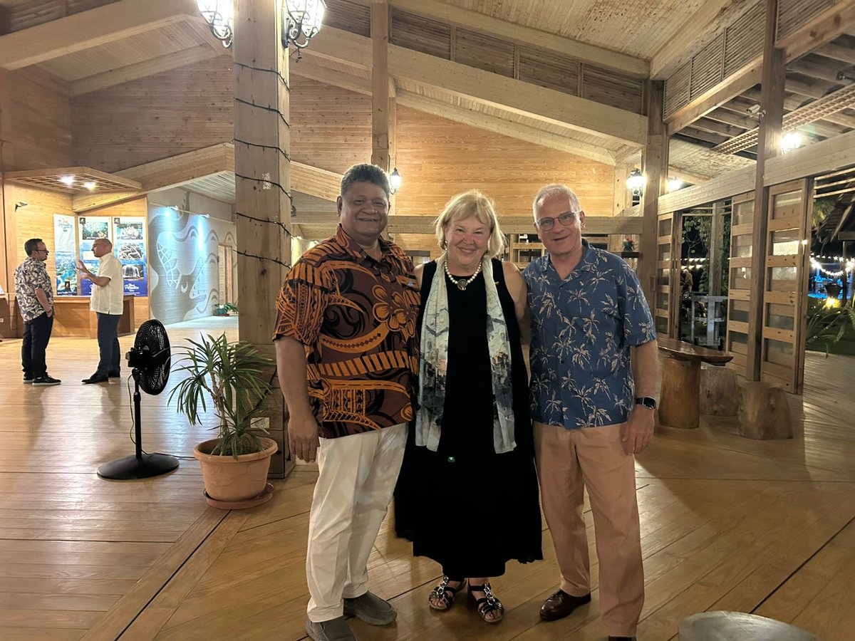 GermanyPacific's tweet photo. 🇵🇼 Great exchange on the sidelines of #PIFLM55 in Palau with Minister of State of 🇵🇼 Gustav Aitaro and 🇩🇪 Vice Minister Hagedorn.
Always valuable to exchange perspectives and strengthen connections across the Pacific and beyond. 🤝
And of course, the selfie couldn’t be skipped!👍 https://t.co/LrDFZOdqLR