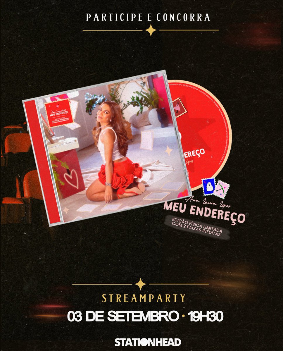 Qganalauralopes's tweet photo. 💙🎧 STREAM PARTY — MEU ACÚSTICO 🎧💙

Nesta quinta (03/09), às 19h30, tem Stream Party no Stationhead! 🩵✨

🎁 Poste um print da sala nos stories, marque @qganalauralopes e concorra ao CD oficial de “Meu Endereço”.

📍 Stationhead
⏰ 19h30

Contamos com vocês, Lopers! 💙 https://t.co/I0750PL6Uo