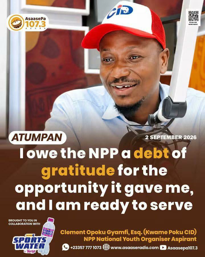 HonOpokuGyamfi's tweet photo. I remain deeply grateful to the New Patriotic Party. https://t.co/eLqmc0ujg9