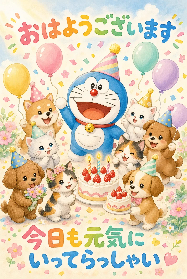 ドラえもん誕生日 何歳