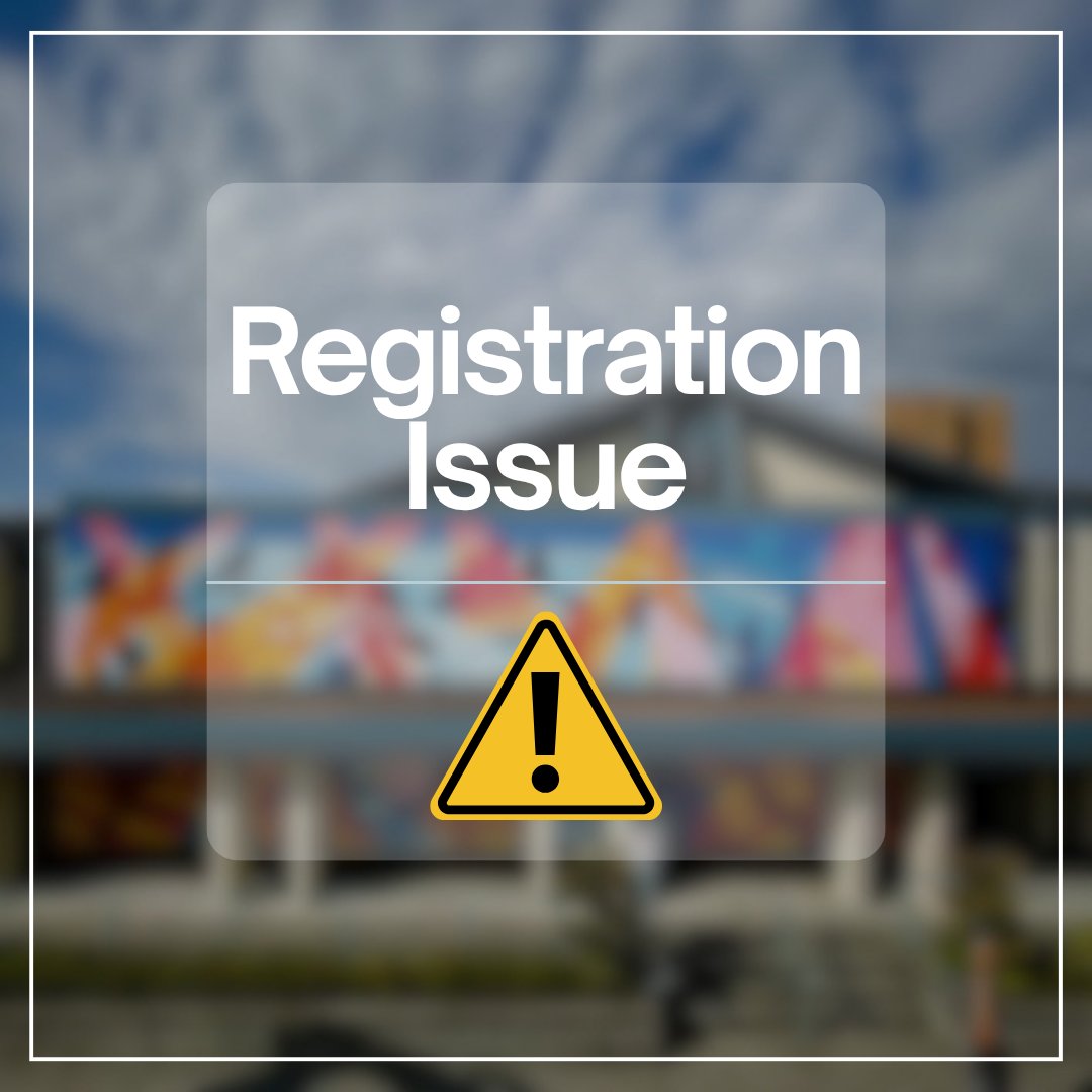 Richmond_BC's tweet photo. ⚠️Skating Lessons Registration Issue

We've identified a system error causing some skating lesson listings to incorrectly show as full, when spots are actually still available. This is currently affecting children's and some preschool lessons. We're working to fix this as soon as possible. 
 
In the meantime, please call the Richmond Ice Centre at 604-448-5366 if you need assistance. 
 
Thank you for your patience.