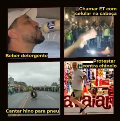 CaioMassolari's tweet photo. @factosnews Concordo. Normal são bolsonaristas fazendo isso abaixo: https://t.co/qBmMGvPH1z