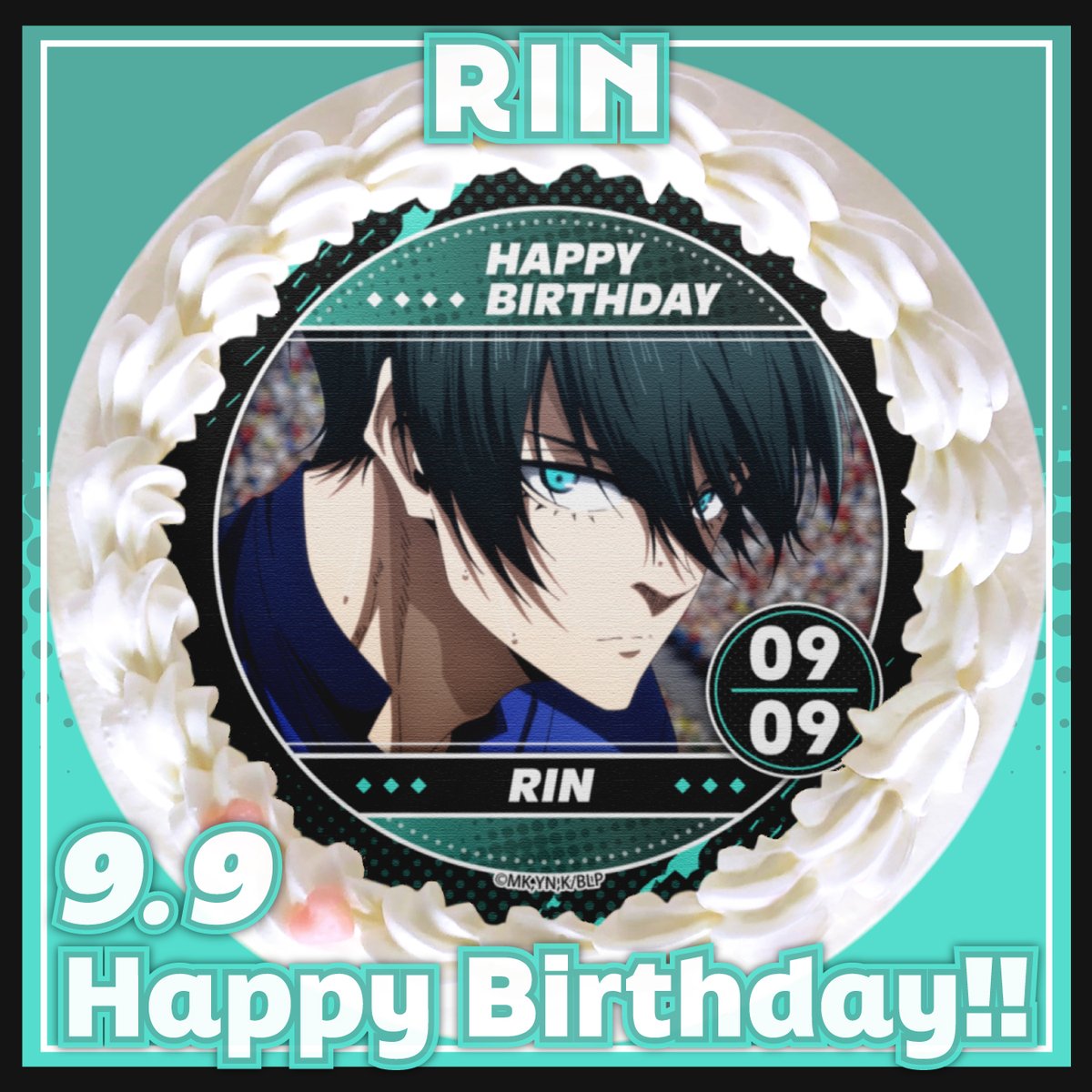 happypriroll's tweet photo. TVアニメ『ブルーロック』
本日9月9日は糸師凛のお誕生日‼

✨⚽ HAPPY BIRTHDAY ⚽✨
素敵なお誕生日になりますように🎉

#ブルーロック
#糸師凛
#糸師凛生誕祭2026
#糸師凛誕生祭2026 https://t.co/L2OU6yJr6b