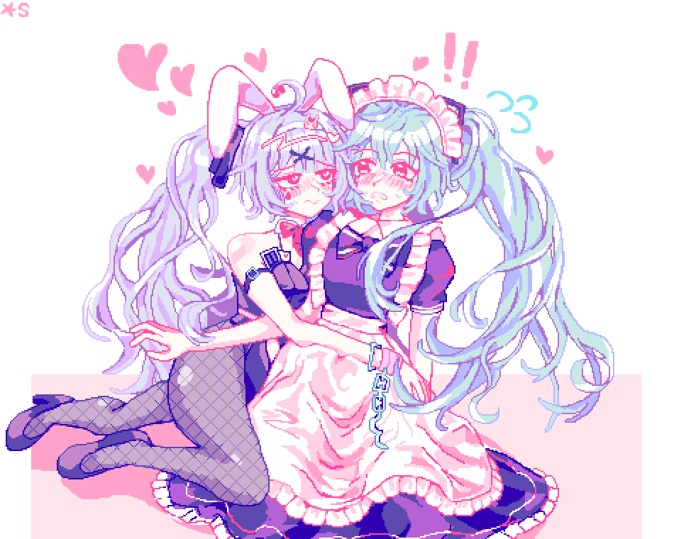__Shmitty's tweet photo. late miku yuri for her birthday...
#pixelart https://t.co/I8RaXc4dX6