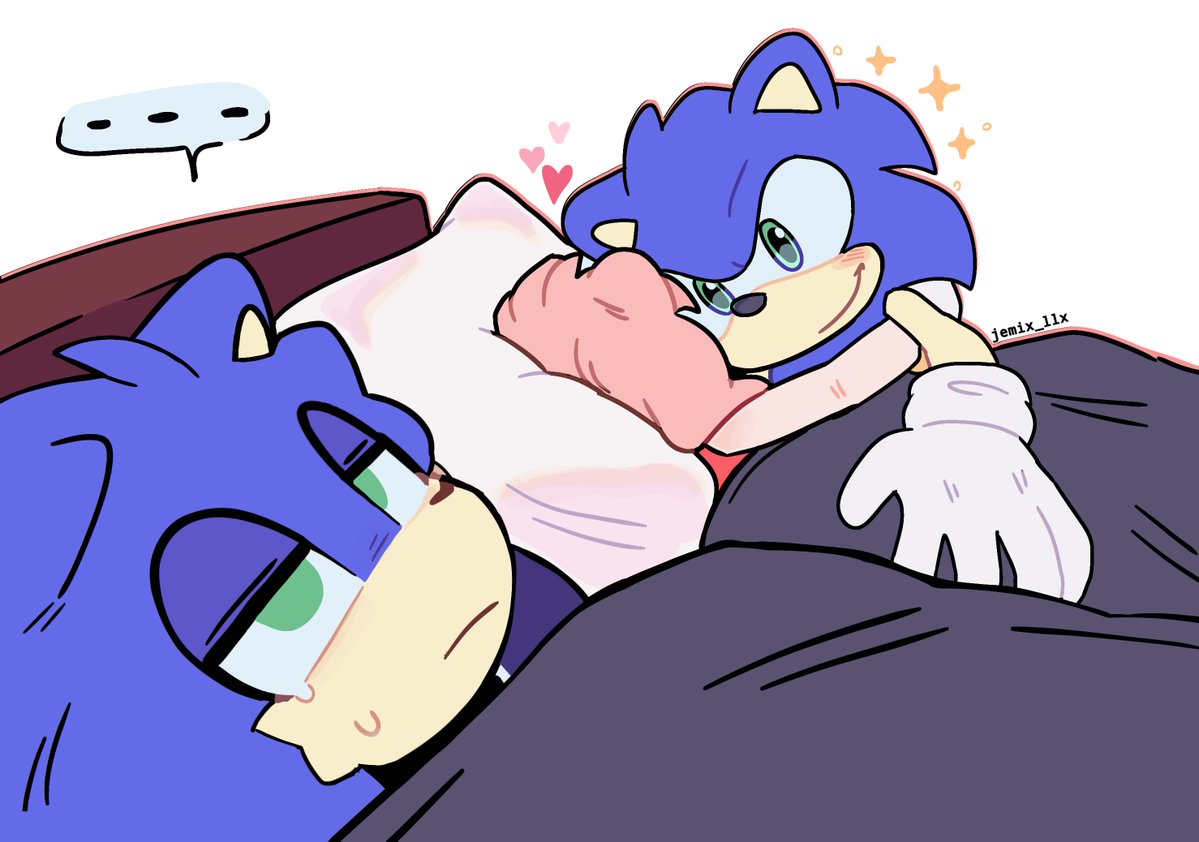 jemix_llx's tweet photo. Jealous of himself, what? 
#sonamy #amyrose https://t.co/7wujPePO1T