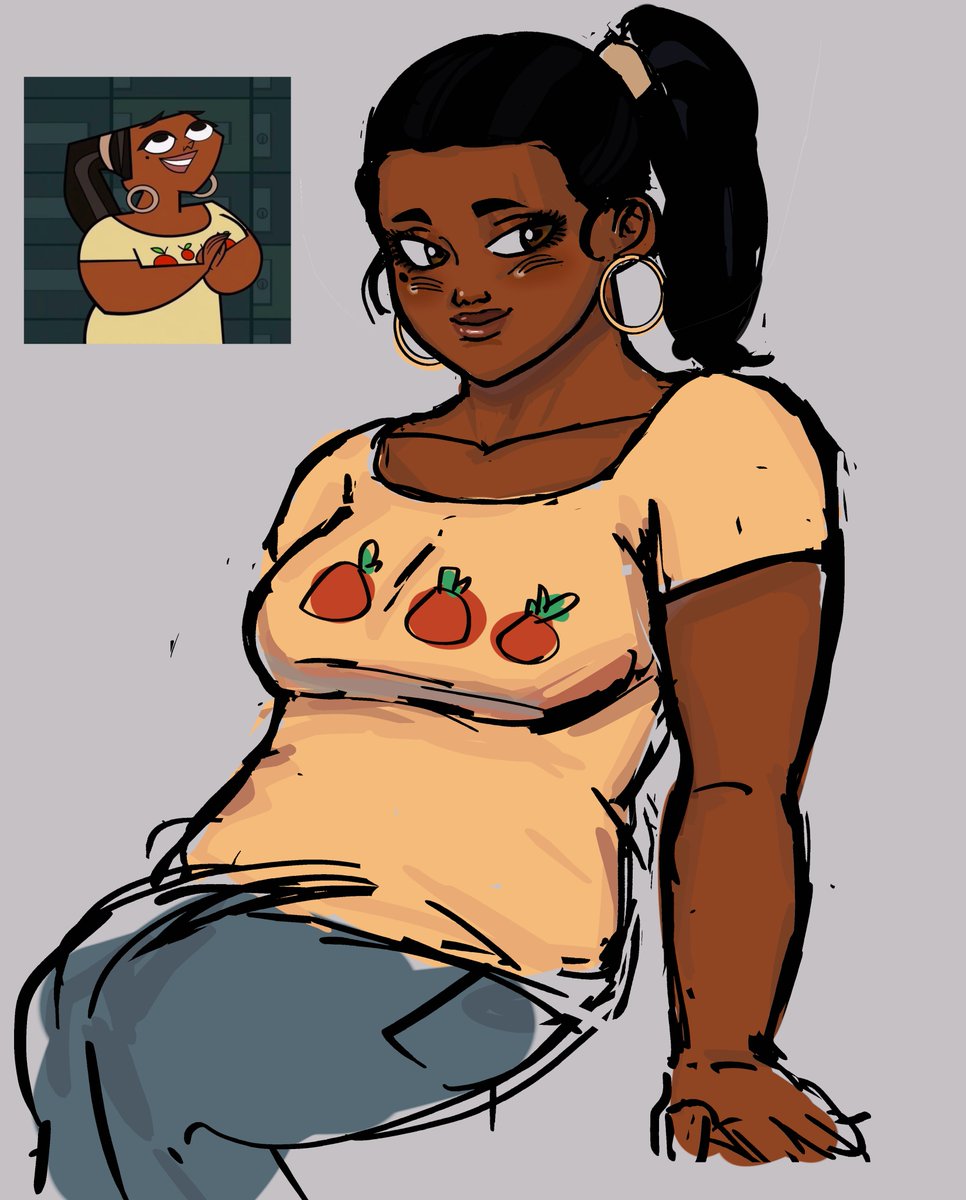 CraneSchoolBest's tweet photo. Leshawna W.I.P. Gave her brown eyesss https://t.co/HnOZAmWwET