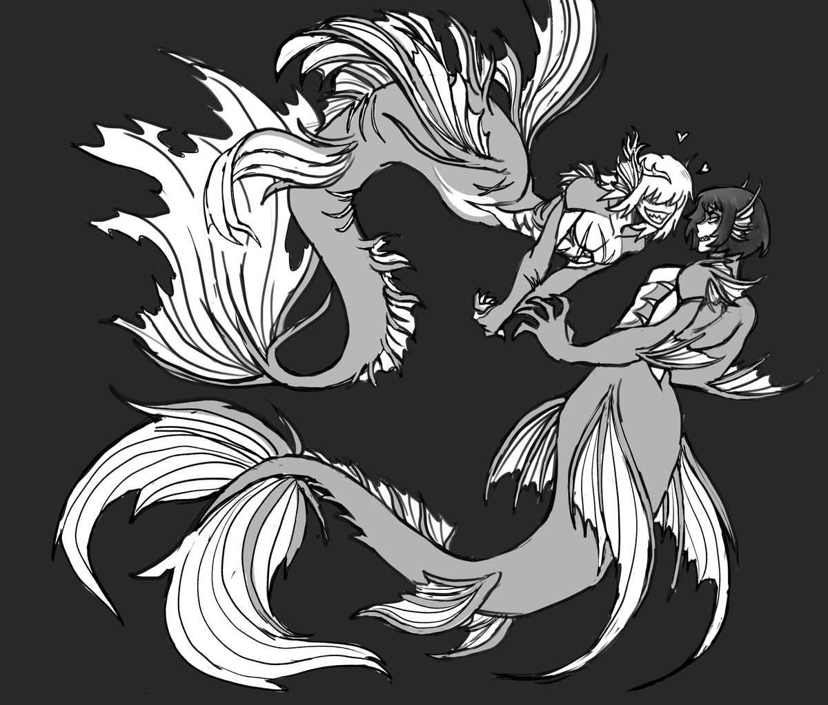 Minkufu's tweet photo. I won't explain myself because this should be expected by now

But I'll throw in a bonus bebe Gen fish https://t.co/QUXUWeSOif