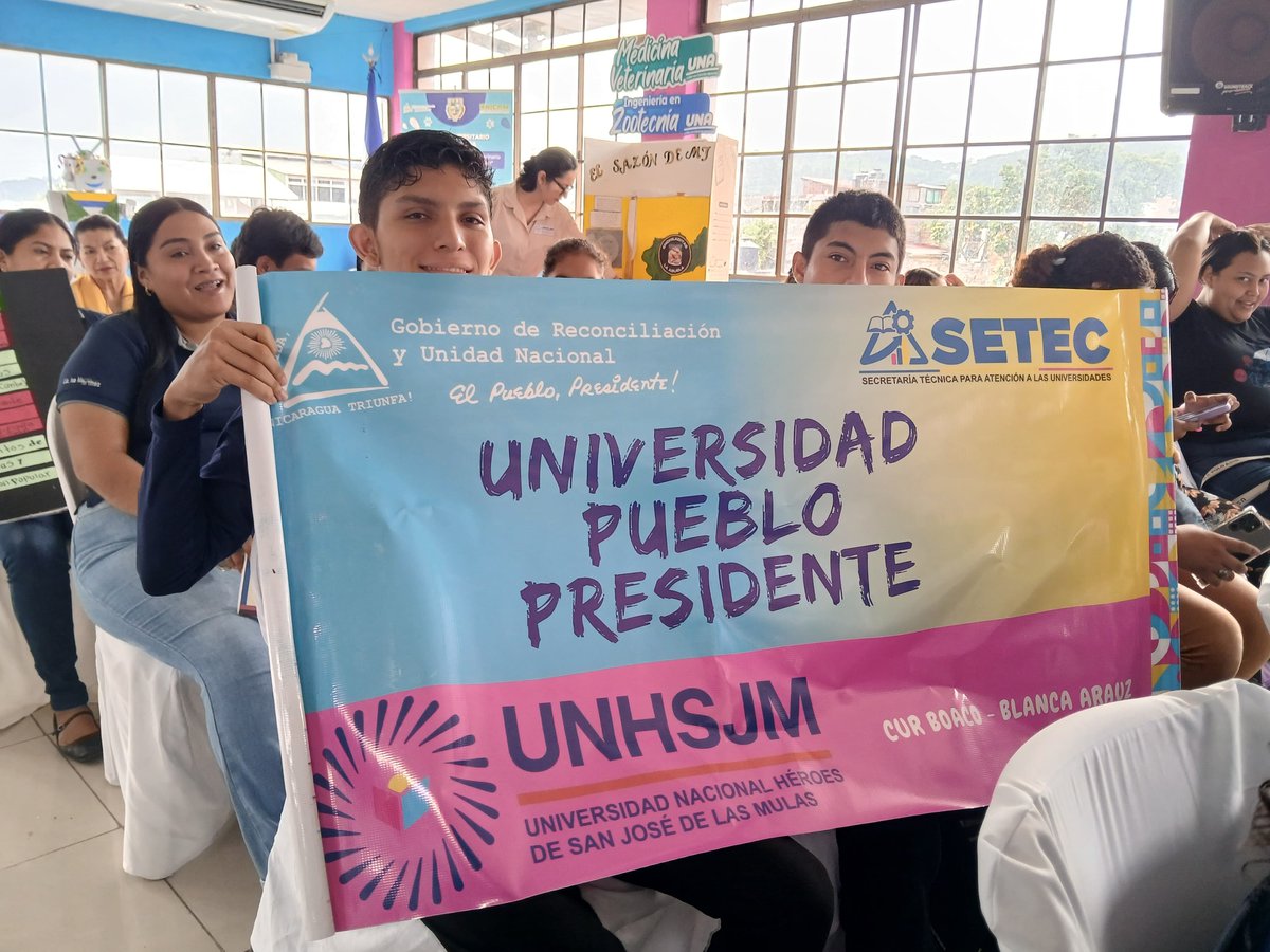 SecretariaCMB's tweet photo. #Boaco participa en el Encuentro Departamental de la Estrategia Nacional de Educación 2027–2030. Docentes, estudiantes y personal administrativo del Centro Tecnológico Alcides Miranda Fitoria comparten resultados y propuestas, con el respaldo del Gobierno Sandinista.
#Nicaragua https://t.co/vcWzk5joOd