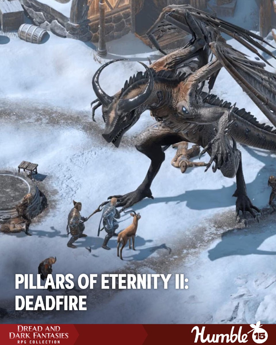 humble's tweet photo. Captain your ship on a dangerous voyage of discovery across a vast unexplored archipelago in Pillars of Eternity II: Deadfire.

The Dread and Dark Fantasy RPG Collection supports @comicrelief | https://t.co/W9YmjoYQpG https://t.co/FowSs58Z6Q