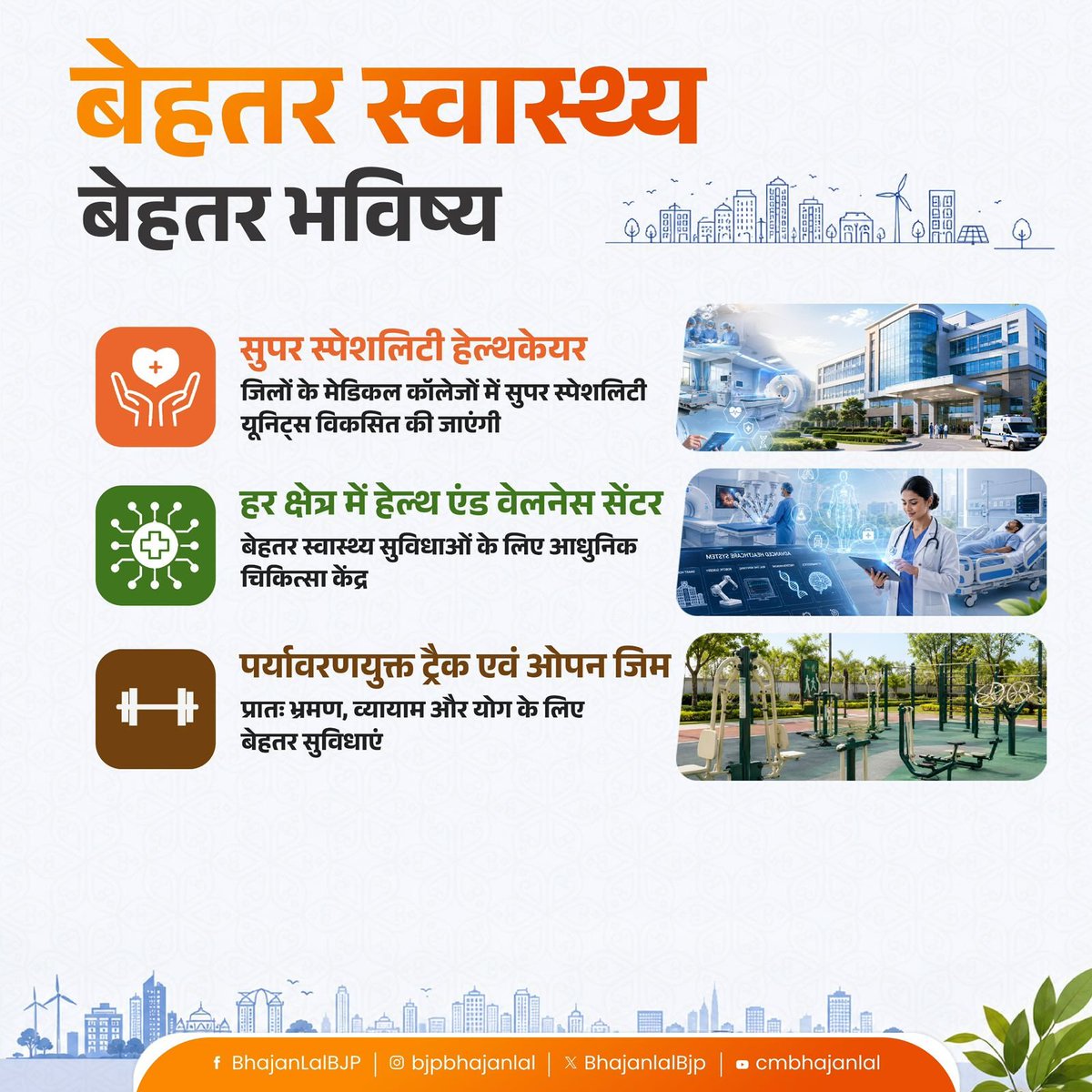 premgocherbjp's tweet photo. आवास एवं मूलभूत सुविधाओं से लेकर रोजगार, कौशल, उद्यमिता, महिला सुरक्षा और सुविधाओं तक, हर क्षेत्र में शहरवासियों के जीवन को बेहतर बनाने के संकल्प लिए गए हैं। GYAN के सशक्तीकरण को आधार बनाकर हम ऐसे शहरों के निर्माण करेंगे, https://t.co/g0pm5g2pzh