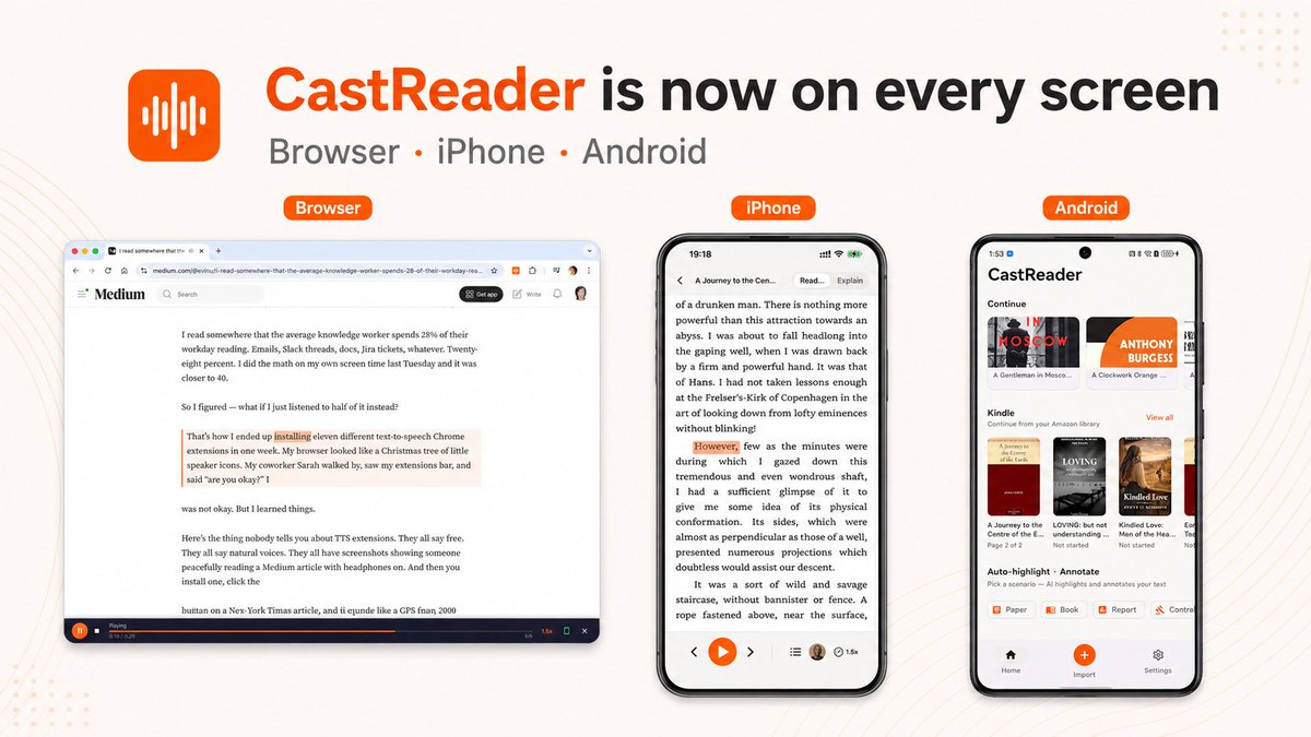 CastReader_AI tweet picture