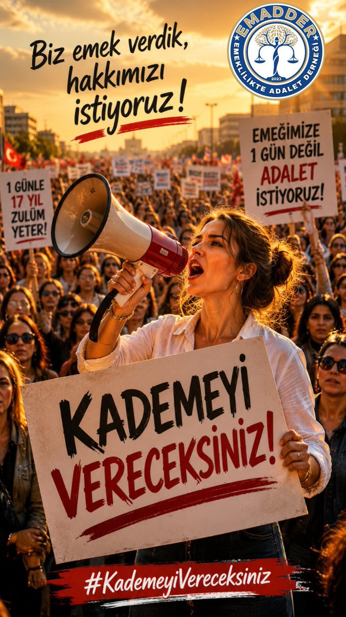 karaca15486703's tweet photo. O Kademe Gelecek ❗
@EmadDernegi
Kademeli Emeklilik
#GündemimizKademe https://t.co/JsmMIfWC9S