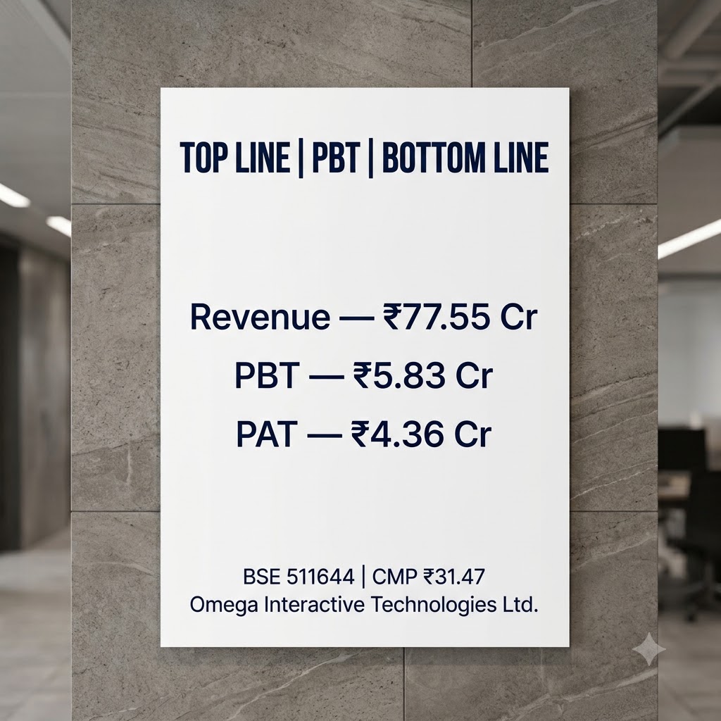 DeepP4_'s tweet photo. OMEGA'S JUNE QUARTER SHINES!
    Sales reached ₹77.55 Cr, up 268.41% YoY.
    Net profit stood at ₹4.36 Cr, up 97.29%.
    QoQ profit growth: 142.22%! 📈

CMP: ₹31.47 #Omega_June_Results https://t.co/b57WSnQwf3