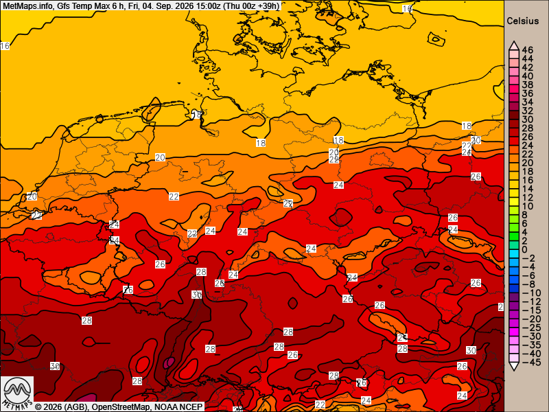 DonnerwetterDe's tweet photo. #Wetter Tief "Ursel" mit großen Regenmengen in Norddeutschland

Bevor es zum Wochenende wieder schön wird, gibt es im Norden ordentlich Regen. Teilweise fallen 30-40 l/m2 in 12 Stunden.  Schon heute erreichen uns erste Schauer von Westen her. Dazu gibt es noch stürmischen Wind. 

Im Südwesten ist es richtig heiß mit 33-34 °C punktuell. Gleichzeit an der Nordsee kaum 18 ° C.

(c) https://t.co/HbAMyyeG2N