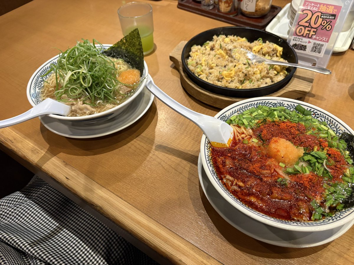 s_nag4's tweet photo. 丸源がいちばんラーメンで美味しい https://t.co/hH0Q8d85xe