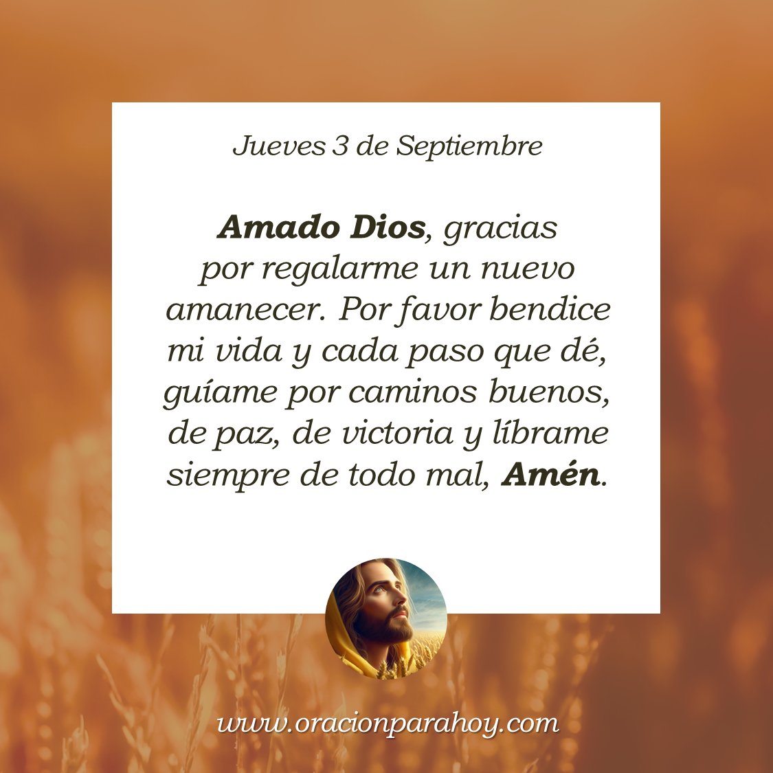 OracionParaHoy's tweet photo. Oración para hoy 3 de septiembre: https://t.co/X8Rmi82NL7 ✨ https://t.co/mfaDvOHFjr