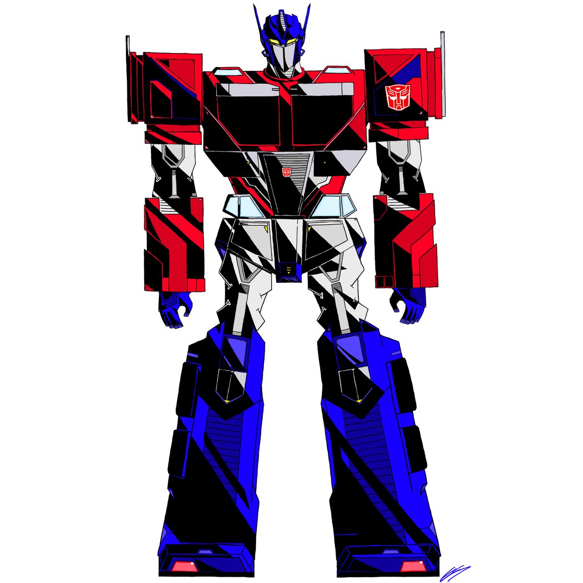 eetoken's tweet photo. I finished this Optimus Prime design a couple of days before Mr. Peter Cullen passed. One of my heroes, and I wouldn't be here making art without his work, especially on TF and Winnie the Pooh. I hope he's resting well. #optimusprime #petercullen #maccadam #maccadams https://t.co/Ph90U8lLGK