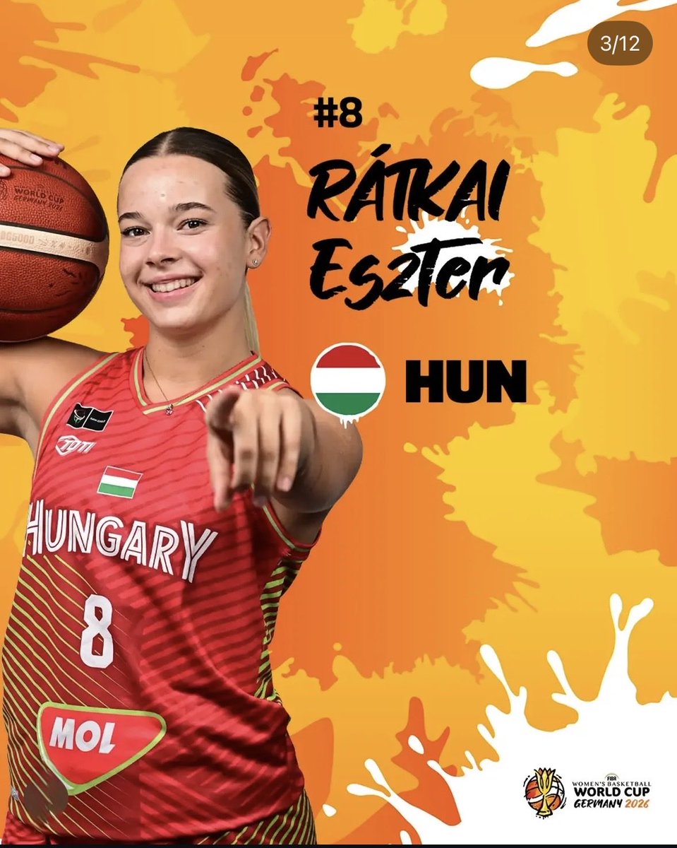 apajuice's tweet photo. As a￼ Mercury fan these are the players I’ll be watching closely during the FIBA World Cup:

Eszter Rátkai (unsigned draftee) playing for Team Hungary 🇭🇺

Lee Seul Kang (training camp 2027?) playing for Team Korea 🇰🇷

Helena Pueyo (training camp 2027?) playing for Team Spain 🇪🇸 https://t.co/unsNJUaWKE