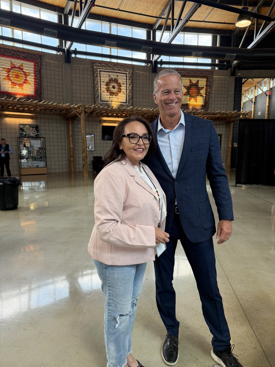 LeaderJohnThune's tweet photo. Thanks to SWO Chairman Renville for having me out today for the completion of the new detention center. https://t.co/AgAm6PjTT0