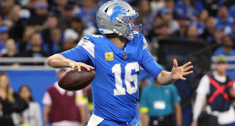 lasvegasbetting's tweet photo. Goff threw for 4,564 last year. ๐ค
Detroit is built to sling it again.
Another monster season incoming.
Read our passing pick now! ๐
โก๏ธ https://t.co/6L6RAVglWO
#OnePride #NFL #JaredGoff https://t.co/BJ8VqjW12z