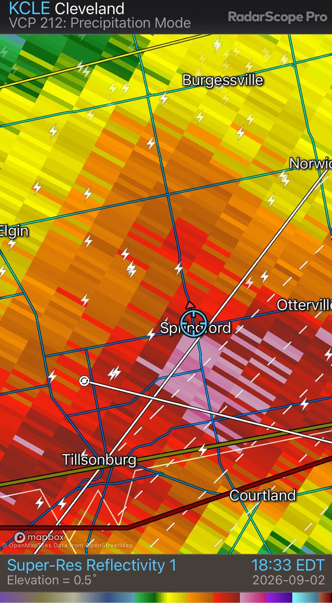 MikeWil32606343's tweet photo. Yeah, I need to change servers, was on top of me before it refreshed. #hailer #onstorm #onwx #shareyourweather @weathernetwork @IWeatherON @1Weathercanada @StormhunterTWN @RhythmTheMet @ThatMetGirl https://t.co/EwfYexdKcP