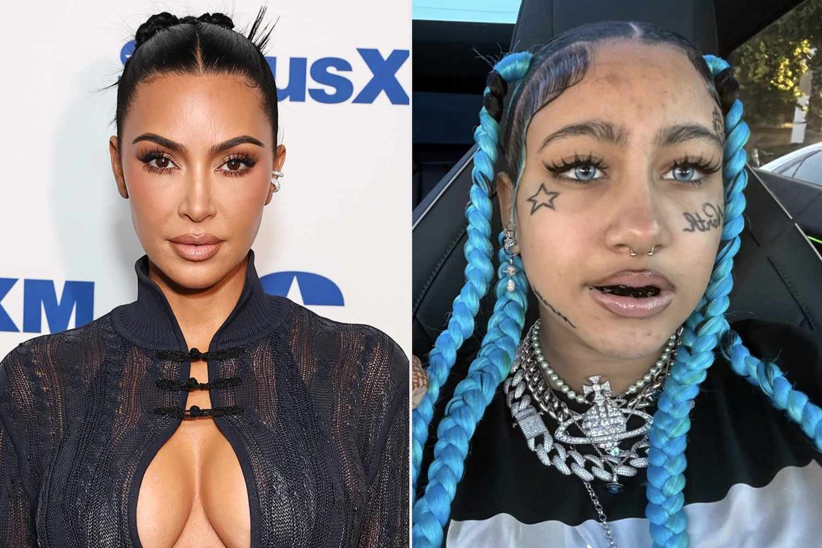 IfindRetards's tweet photo. Kim Kardashian is clearly retarded. No 13 year old should look like that. https://t.co/d1TgPESPiL