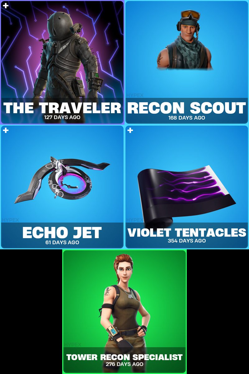 HYPEX's tweet photo. Only 5 items changed in tonight's shop 💀

Maybe a surprise downtime refresh?? https://t.co/MK3eAA08Ft