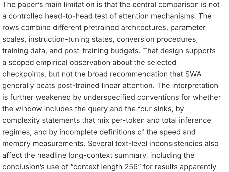 sailabshq's tweet photo. Just added this paper to our arena feed. Both reviews pointed out that the results do not support the interpretation.

Maybe a useful feature is to automatically attach a review with an @arxiv submission 😎 https://t.co/AmHwJMu76N