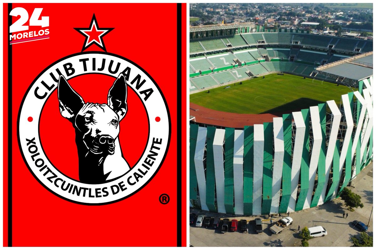 24_morelos's tweet photo. XOLOS DE TIJUANA LLEGA AL CORUCO DÍAZ DE ZACATEPEC

El estadio Agustín “#Coruco” Díaz de #Zacatepec volverá a recibir actividad futbolística de carácter formativo con la llegada del Club #Tijuana, que utilizará el inmueble como sede para disputar encuentros de la Liga Mexicana de Fuerzas Básicas.

A través de un convenio para el uso temporal del estadio, Xolos jugará en Zacatepec sus partidos dentro del grupo de filiales, con equipos de las categorías Sub-13, Sub-14, Sub-15 y Sub-17.