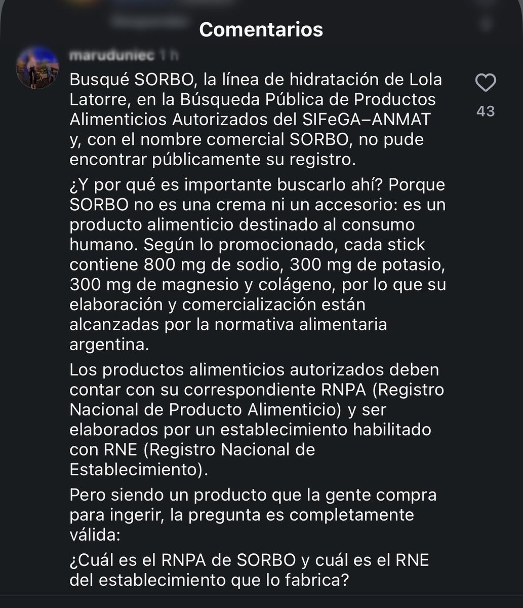 LaRuthSoy's tweet photo. A propósito del Rhobe de Lola la plagiadora, no tiene registro y permisos alimenticios. ☢️ 🚩 🙅🏻‍♀️⛔️ https://t.co/0TwLZYJogB