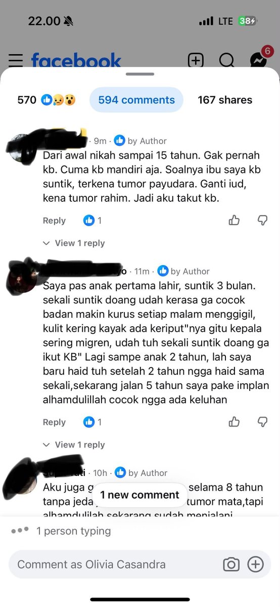 NakesPuskesmas's tweet photo. Kerisauhan hati para ibu-ibu ini sangat wajar. Soalnya harus diakui juga, mau alat kontrasepsinya hormonal maupun non-hormonal, emang punya efek samping dan risikonya masing2. Sederhananya:

- Hormonal (suntik, pil, implan)→ efeknya berkaitan dengan hormon seperti perubahan pola haid, sakit kepala, mual, perubahan mood, atau pada metode tertentu ada risiko pembekuan darah.
- Non Hormonal:
IUD →haid lama, kram, risiko bergeser, tapi efektif, jangka panjang dan kesuburan terjaga
Kondom, Senggama Terputus, Kalender →risiko "kebobolannya" tinggi, meskipun penggunaannya relatif praktis.

Kalau mau yg gak ada efek sampingnya, selepas pemasangan, Tubektomi atau Vasektomi aja tuh yang paling ideal.

Tapi kalau efeknya sampai menyebabkan tumor atau kanker sih harus ditelisik lebih jauh dulu itu. Soalnya kan tumor atau kanker itu multiple causa biasanya, risikonya gak berdiri sendiri, tapi akumulasi dari kebiasaan buruk kita bertahun-tahun.